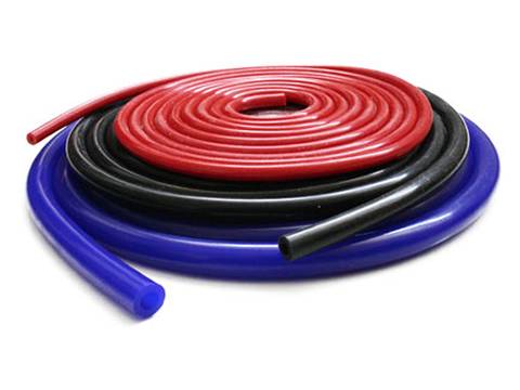 Vacuum tubbing, ID 3mm - 8mm, red, black and blue